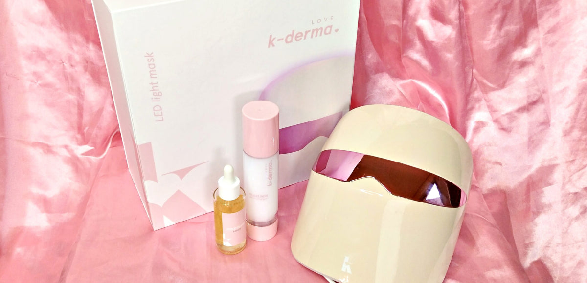 They Used Love K-Derma's LED Light Mask For A Month To Try To Get #GLASSSKIN