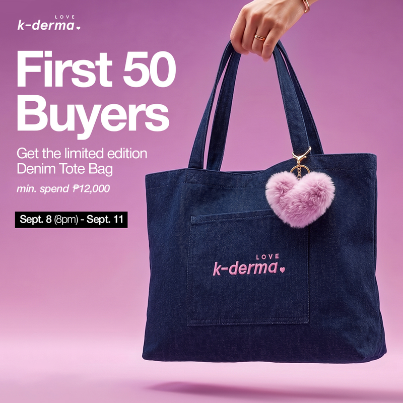 First 50 Buyers get the limited edition Denim Tote Bag - min. spend P12,000. Shop now