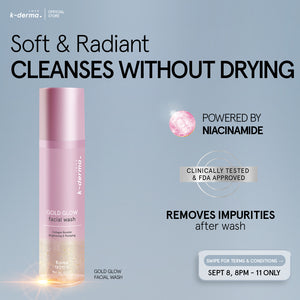Love k-derma Gold Glow Facial Wash