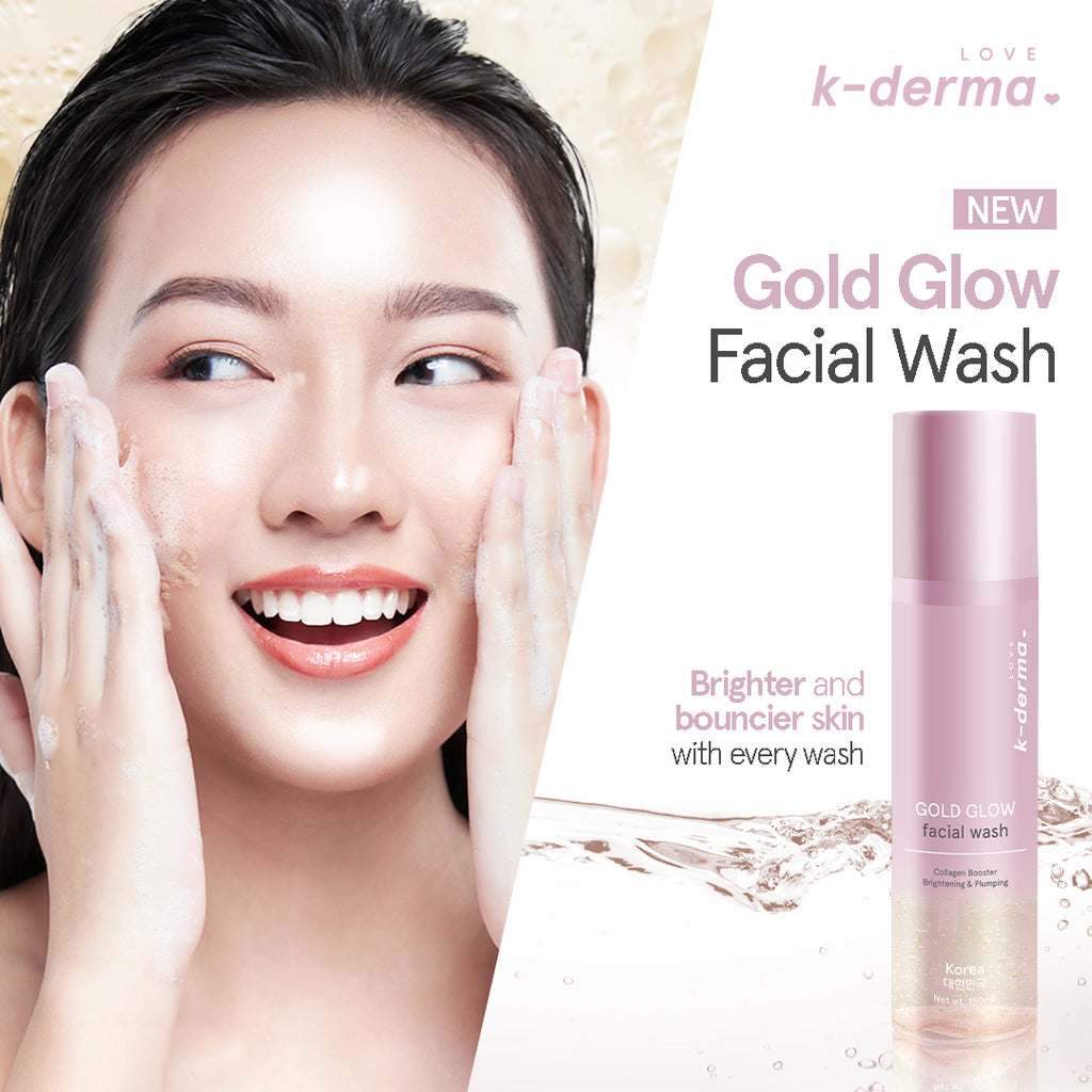 Love k-derma Gold Glow Facial Wash