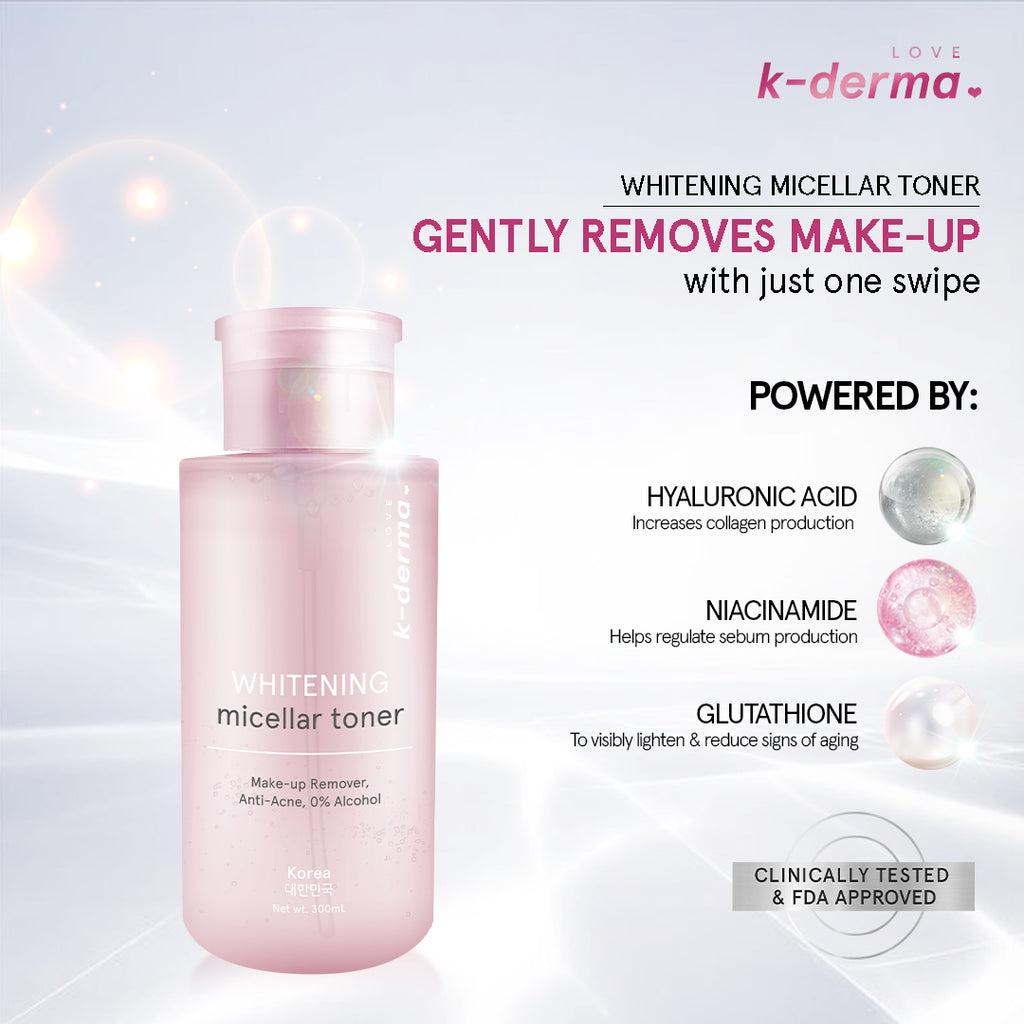Love K-derma Whitening Micellar Toner