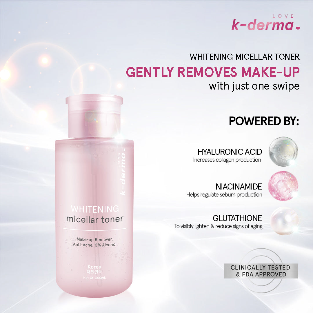 Love K-derma Whitening Micellar Toner