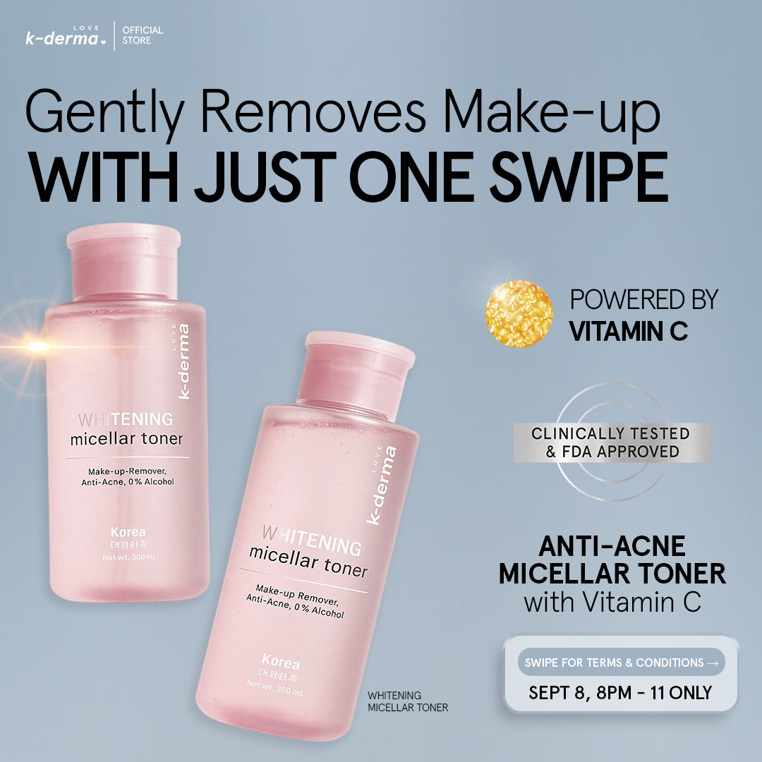 Buy 1 Take 1 Love K-Derma Whitening Micellar Toner